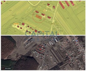 Teren intravilan 550 mp cu proiect de casă, Chinteni