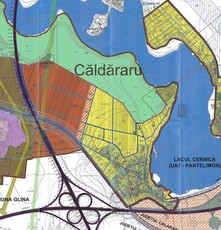 Teren intravilan Cernica- Caldararu 10000 mp- 50 euro mp