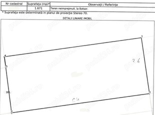 Teren intravilan constructie imobil cu regim mic de inaltime,zona centura Vivo