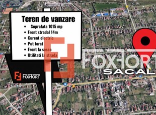 Teren intravilan, Sacalaz - Sosea, curent electric la parcela