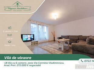 Vila cu 6 camere, zona Via Carmina Vladimirescu, Arad