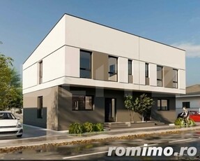 Vilă tip duplex cu 4 camere, 114 mp utili și teren de 250 mp în Tunari