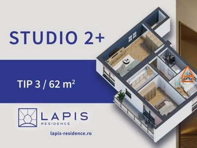 Apartament 2 camere 62 mp Direct de la Dezvoltator LAPIS Residence , Galata