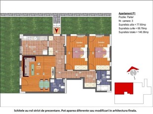 (AP1/P/BL1) FINALIZAT 3 camere cu gradina Titan - Pallady - Metrou Teclu - Estimobiliar