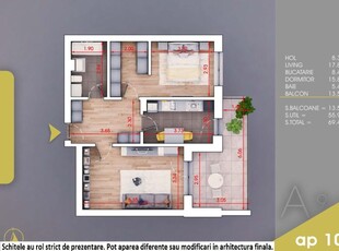 (Ap.100/9/A) 2 camere Titan - Pallady - Metrou Nicolae Teclu - Estimobiliar