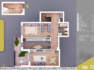 (AP.106/10/A) Duplex 2 camere Theodor Pallady - Metrou Teclu - Estimobiliar