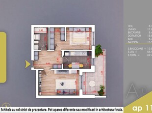 (Ap.112/10/A) 2 camere Titan - Pallady - Metrou Nicolae Teclu - Estimobiliar