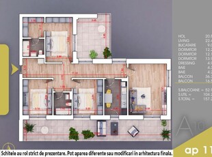 (AP.114/10/A) 4 camere Titan - Pallady - Metrou Nicolae Teclu - Estimobiliar