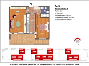 (Ap.12/1/BL1) FINALIZAT 2 camere Titan - Pallady - Metrou Teclu - Estimobiliar