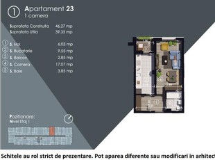 (AP.23/1) Garsoniera Titan - Parcul Teilor - Metrou 1 Decembrie 1918 - Estimobiliar