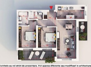 (AP.50/3/BL1) FINALIZAT 3 camere Titan - Pallady - Metrou Nicolae Teclu - Estimobiliar