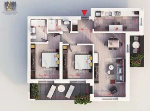 (AP.50/3/BL3) Apartament 3 camere Titan - Pallady - Metrou Nicolae Teclu, - Estimobiliar