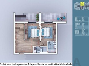 (AP.71/BL.2/C1) FINALIZAT - 3 camere Th. Pallady - Metrou Teclu - Estimobiliar