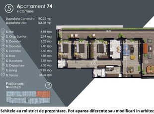 (AP.74/5) 4 camere Titan - Parcul Teilor - Metrou 1 Decembrie 1918 - Estimobiliar