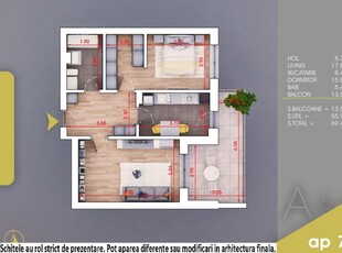 (Ap.75/6/A) 2 camere Titan - Pallady - Metrou Nicolae Teclu - Estimobiliar