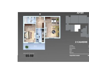 Apartament 2 camere decomandat ,70 mp // Metrou Berceni