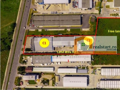 Tunari Direct Access Ring Road Bucharest - 37 000 sqr land Industrial Property