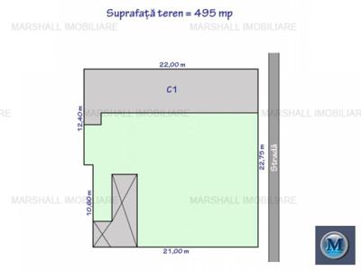 Teren intravilan de vanzare, zona Ultracentral, 508 mp