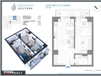 ADAMANT ECLYPSE, 2 camere, TIP 2A, 58.7mp CUG-BRD
