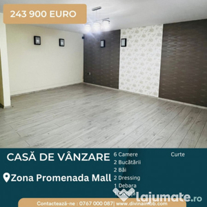 Casa Individuală, 2 apartamente, 6 camere, Zona Promenada