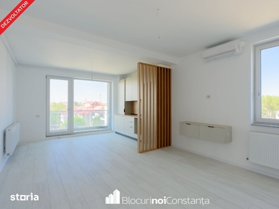 #Dezvoltator/bloc finalizat: apartament mobilat, terasă - Mamaia Nord