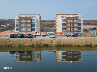 Mutare imediata! Apartament 1 camera 40.7 mp cu vedere la lac, gradina