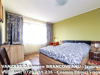 VANZARE apartament 3 camere Brancoveanu - Izvorul Rece