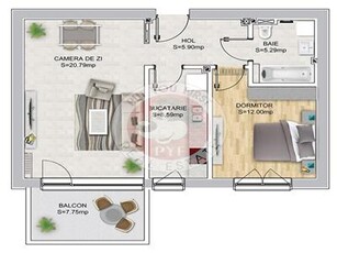 Luxuria I Apartament 2 camere I 60mp I decomandat I B5933