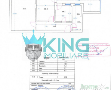 2 Camere | Ghencea | Decomandat | 3/4 cu Lift | Nemobilat |