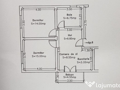 Apartament 2 camere GIARMATA - VII