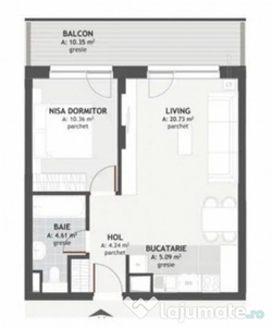 Apartament bloc nou 2024, 2 camere, etaj 1, Floresti zona Er