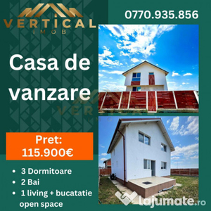 Casa de vanzare intr-o zona linistita - 0%COMISION