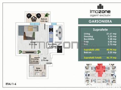 GARSONIERA - DECOMANDATA – METROU PACII – AUTOGARA MI...