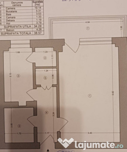 Garsoniera renovata decomandata vis a vis de Palatul Parlame