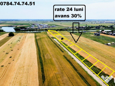 Teren in 36 rate cu UTILITATI - comuna Berceni