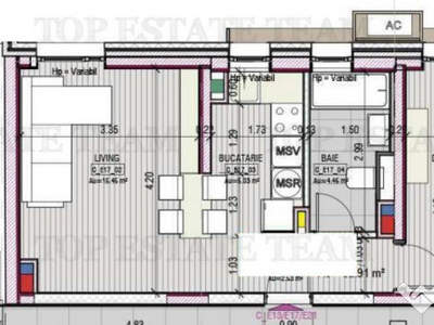 Apartament 2 camere in bloc nou, de in zona Barbu Vacarescu