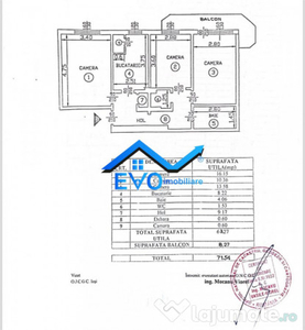 Apartament cu 3 Camere, Decomandat, Pacurari, Alpha Bank, Ge