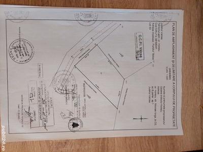 teren intravilan statiunea Vârful lui Roman