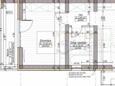 BRAYTIM - 2 Camere - Etaj intermediar - 2 Balcoane - Bloc no