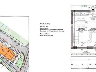 Proiect nou! Apartament 2 camere, 48 mp, ansamblul Beta Residence