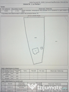 Teren 1710mp Proprietate amplasare foarte bună