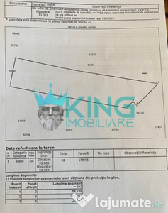 Teren 35.000mp | Deschidere 100ml | Soseaua de Centura