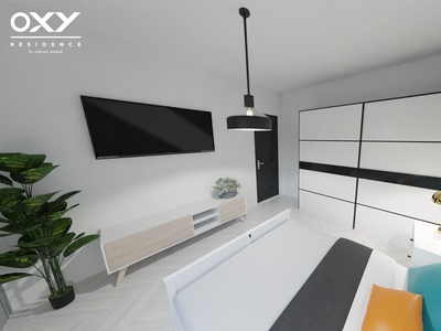 Titan-Oxy Residence, Studio Tip A complet mobilat