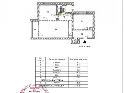 Apartament 2 camere 50mp renovat Moara de Foc-Lidl