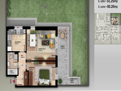 Apartament 2 Camere + Curte Nicolae Grigorescu