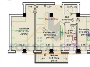 Apartament 2 camere 49 mp Valea Lupului