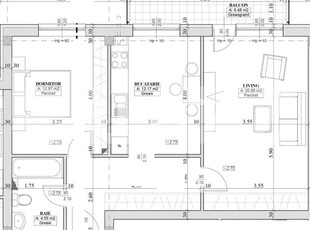 Apartament 2 camere, 60 mp utili, Finisat sau semifinisat, cum doriti