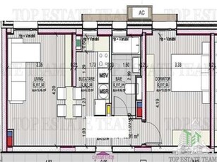 Apartament 2 camere in bloc nou, de vanzare in zona Barbu Vacarescu