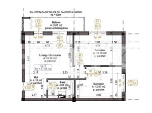 Apartament finisat, cu 3 camere, 58mp + pod, parcare, in imobil nou, in Apahida