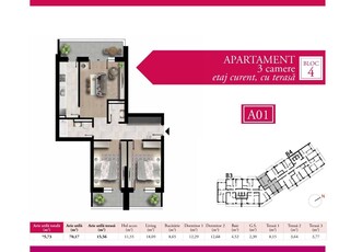 Apartament 3 camere, Maniu 141, la 2 minute de metrou Pacii